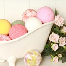 Бомбочка для ванны - Вишня и Шоколад