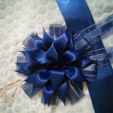 Бант плюс лента для конверта на выписку из роддома