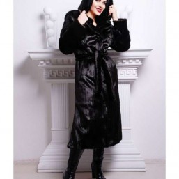 Длинная шуба под норку (Эко-мех) Акция последнего размера!!!