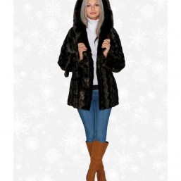 Полушубок под норку Акция последнего размера 42-44