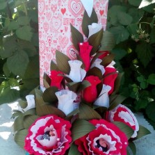 делаю на заказ букеты из конфет