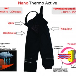 TM Janda термокомбинезон, полукомбинезон зимний детский