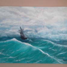 Продам картину акрил 60x40 без рамы