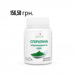 Спирулина в капсулах Амрита иммунитет красота здоровье