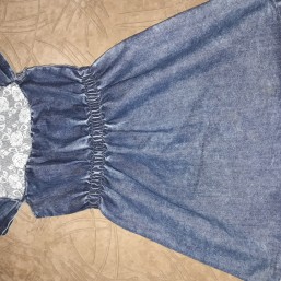 джинсовые платье