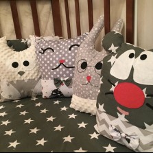 Бортики Звери в кроватку 