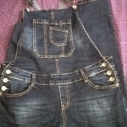 Джинсовый комбинезон для беременных