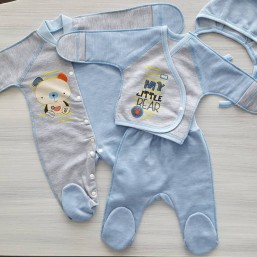 Костюм для новорожденного 4 предмета 56р.