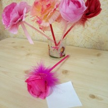 Ручки в виде цветов 