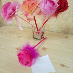 Ручки в виде цветов 