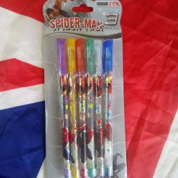 Ручки гелевые Человек - паук 