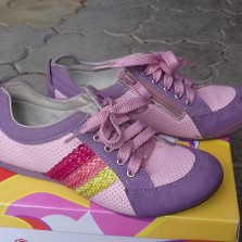 кроссовки кожа 34 р