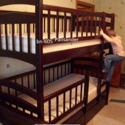 Двухъярусная кровать из натурального дерева - Карина Люкс макси