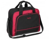 Сумка + коврик для пеленания Basic черно-красная