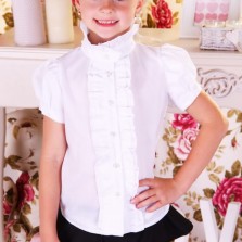 Красивейшая школьная блуза. р.116-122