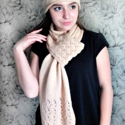 Шарф и шапка ручной работы