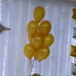 Шарики золотые 30см