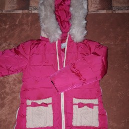 Пуховик зимний для девочки