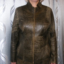 Плащ натуральная кожа р 48-50