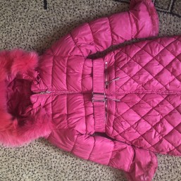 Пальто зимнее для девочки 116р