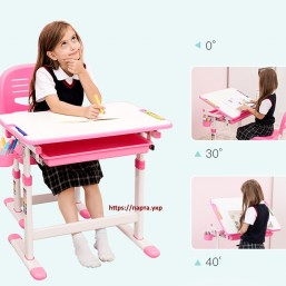 Парта для школьника со стулом и лампой. Доставка 0