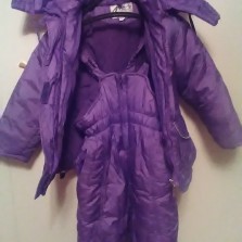 Зимний комбинезон для девочки