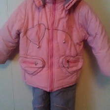 Зимний комбинезон для девочки