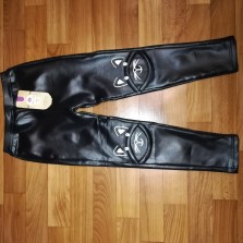 лосины для девочки с мордочкой котиков 116см