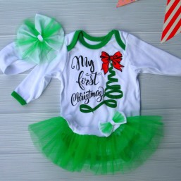 Красивый Новогодний комплект для девочки