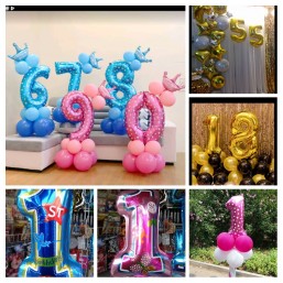  Цифры фольга 75 см