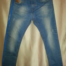 джинсы голубые