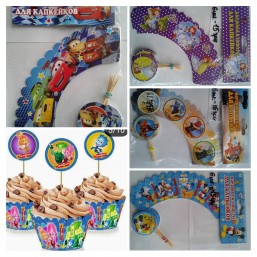 Топперы и корзиночки для капкейков