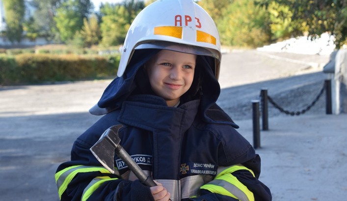 Николаевские спасатели провели тренинг в рамках проекта "Безпека дитини 3"