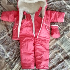 Милый зимний комбез для малышки