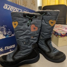 Зимние сапоги для девочки капика флуаре( kapika floare) по стельке 23 см