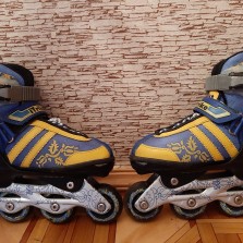 Роликовые коньки детские раз.31-34, раздвижные