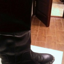 Демисезонные женские сапоги ( Lost Ink) , шипы ,р-р 38-38,5