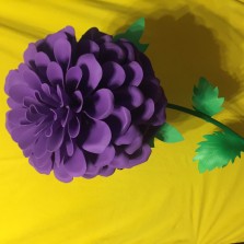 цветок из фоамирана 