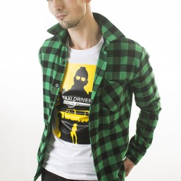 Sale Мужская рубашка в клетку Coofandy 