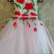 Нарядное платье на выпускной Цветочная фея