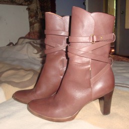 Кожанные ботинки, 36 р.