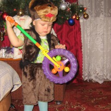 Прокат.Новогодний костюм медвежонка
