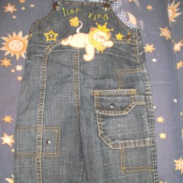 джинсовый комбез