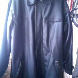 Мужская куртка из качественного кожзама 54 р.