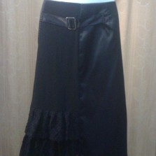 Атласная, нарядная юбочка, размер 42-44