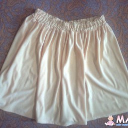 Желтая юбочка для занятий танцами, размер 34-36