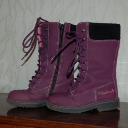 Сапоги - кожа