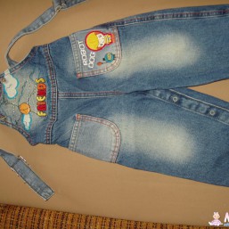 Джинсовый комбинезон