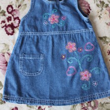 джинсовый сарафанчик 2-3 года (рост 92-98 см)