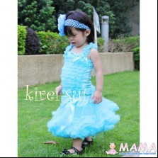 Голубая юбочка 3-4года